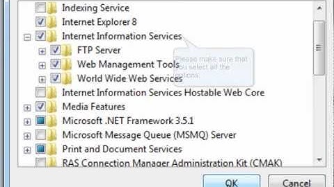 How To Install IIS on your machine.