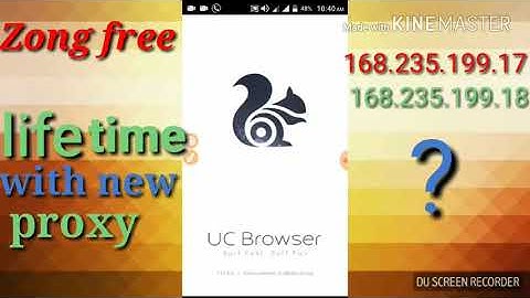 Zong Free internet life time with new proxy