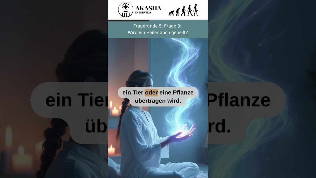 Wird ein Heiler auch geheilt?