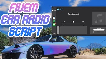 FiveM - 🎶FREE Car Radio Script🎶 (Carplay UI) | Install & Showcase | FiveM Tutorial 2023