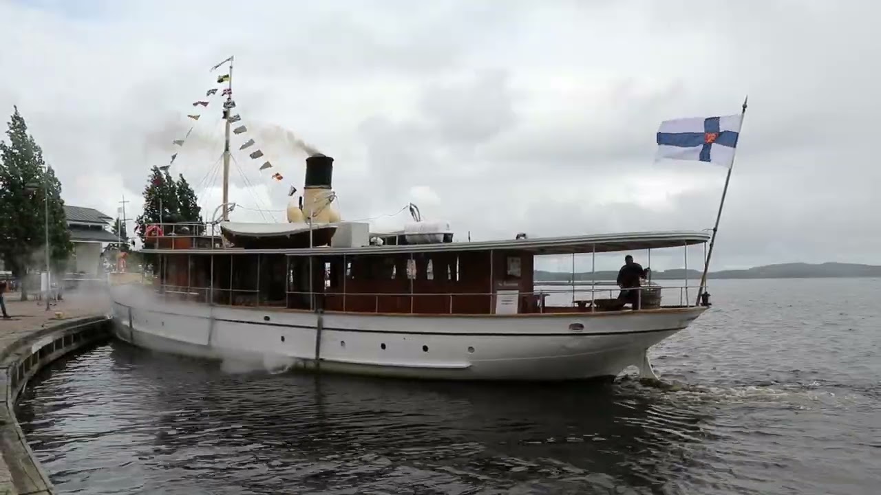 Kaunis Kuopio: Saimaan Höyrylaivaregatta 2022 - S/S Saimaa lähtee satamasta (featuring S/S Lalli)
