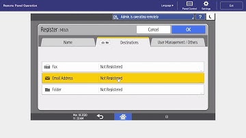 Ricoh - How to Save Contacts to Address Book