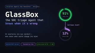 GlassBox - Splunk Agentic Ops Hackathon