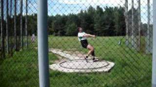 Double hammer 7,260kg x 2 throw from Vadim Devyatovskiy