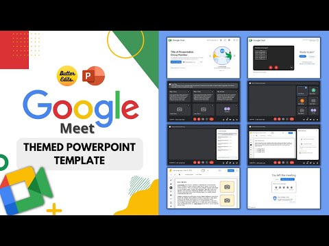 Video Google Meet Themed PowerPoint Template | Animated... - youtube