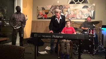 2014 10 10 Asher jamming with Art at Escafe