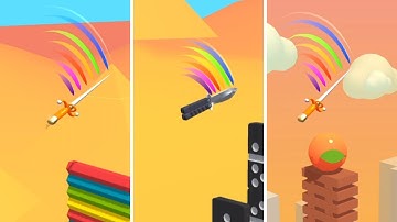 Slice it all - Very satisfying and relaxing ASMR slicing game - all levels gameplay