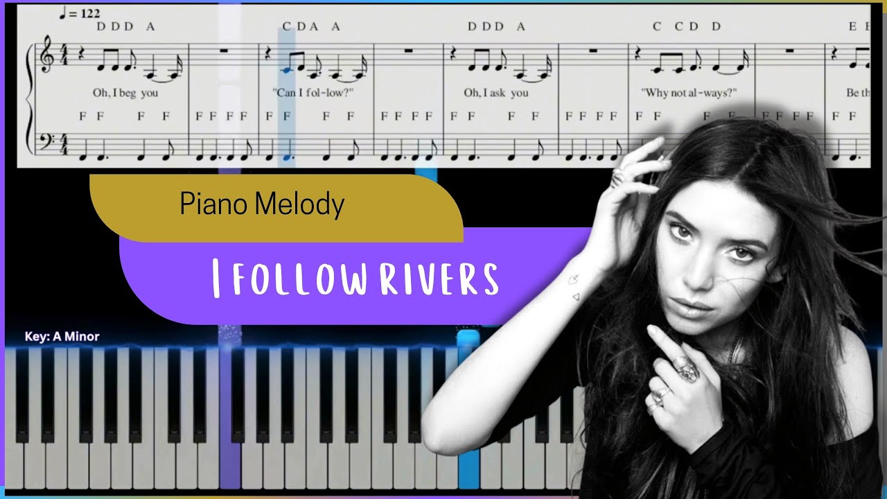Lykke Li, The Magician - I Follow Rivers Piano Cover | Easy Piano Melody Tutorial for Beginners