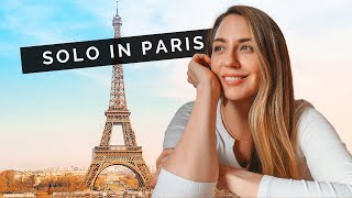 How to spend 1 PERFECT day in PARIS alone (Train, travel tips + more!)