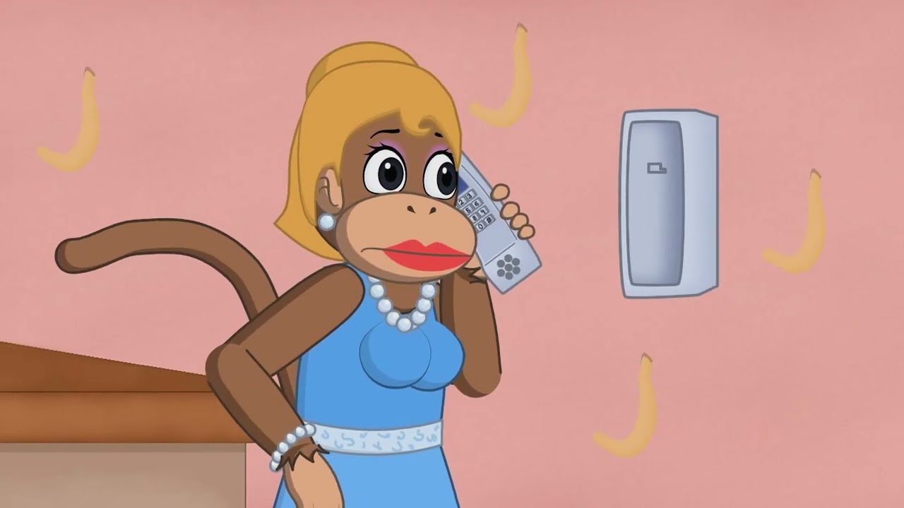 KIZZLE WORLD - Five Little Monkeys Jumping On The Bed!