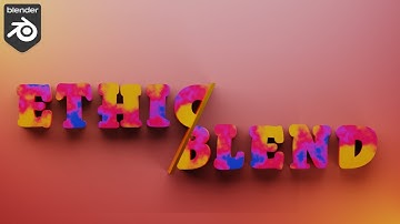 Blender Tutorial for Beginners: Cool 3D Text Reveal Animation