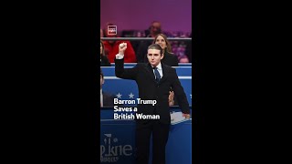 Barron Trump Saves a British Woman
