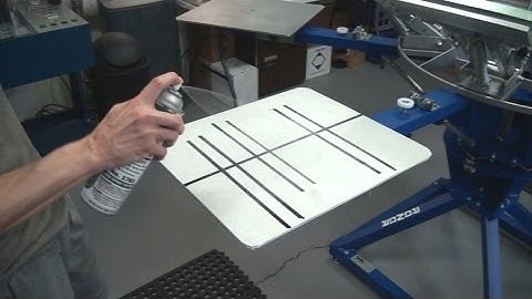 Learn Screen Printing: How To Keep Spray Tack Adhesives On Your Pallets