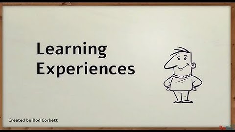 Learning Experiences