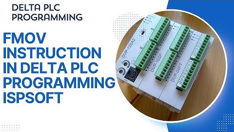 FMOV INSTRUCTION DELTA PLC PROGRAMMING ISPSOFT || HOW TO WORK  FMOV INSTRUCTION DELTA PLC ISPSOFT