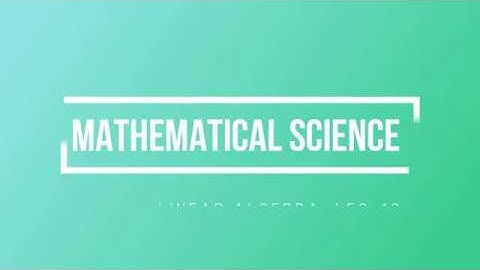 Lec - 19 Proof of Properties of Idempotent Matrices | CSIR UGC NET | GATE MA | DU B Sc M Sc