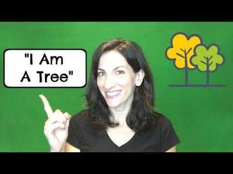 Recite the poem I Am A Tree with Nancy FULL POEM wACTIONS