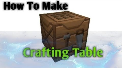 How To Make Crafting Table In | SkyBlock (Blockman GO)