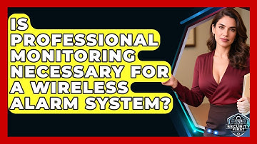 Is Professional Monitoring Necessary For A Wireless Alarm System? - SecurityFirstCorp.com