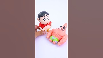 Satisfying with Unboxing and Review Shin-chan & Patrick Funny Toys Video