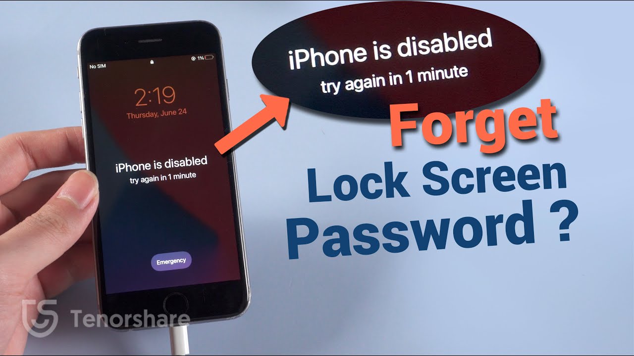 How to factory reset locked iPhone without password or computer?