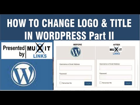 How to Change WordPress Login Page Logo