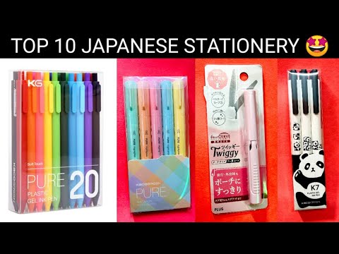 Top 10 Japanese stationery you didn't know you needed ✨🍰 