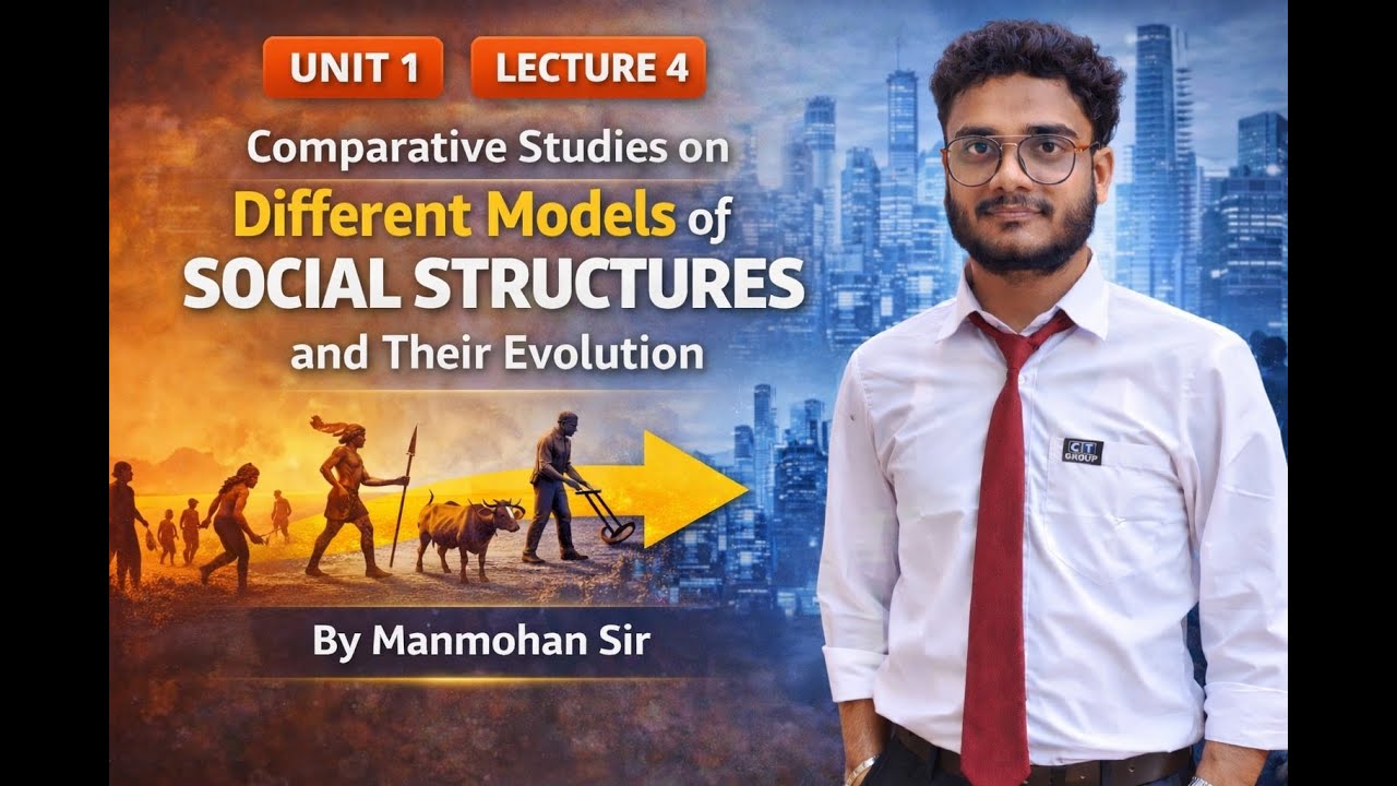 UNIT 1 | Social Development | Lecture 4 | Comparative Studies on ...