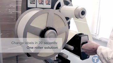 Triton FlexWipe Pallet Labelling System – Safe · Compact · Fast