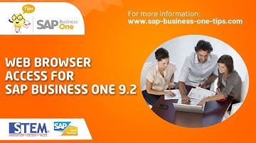 Web Browser Access for SAP Business One 9.2 #SAPBusinessOneTips