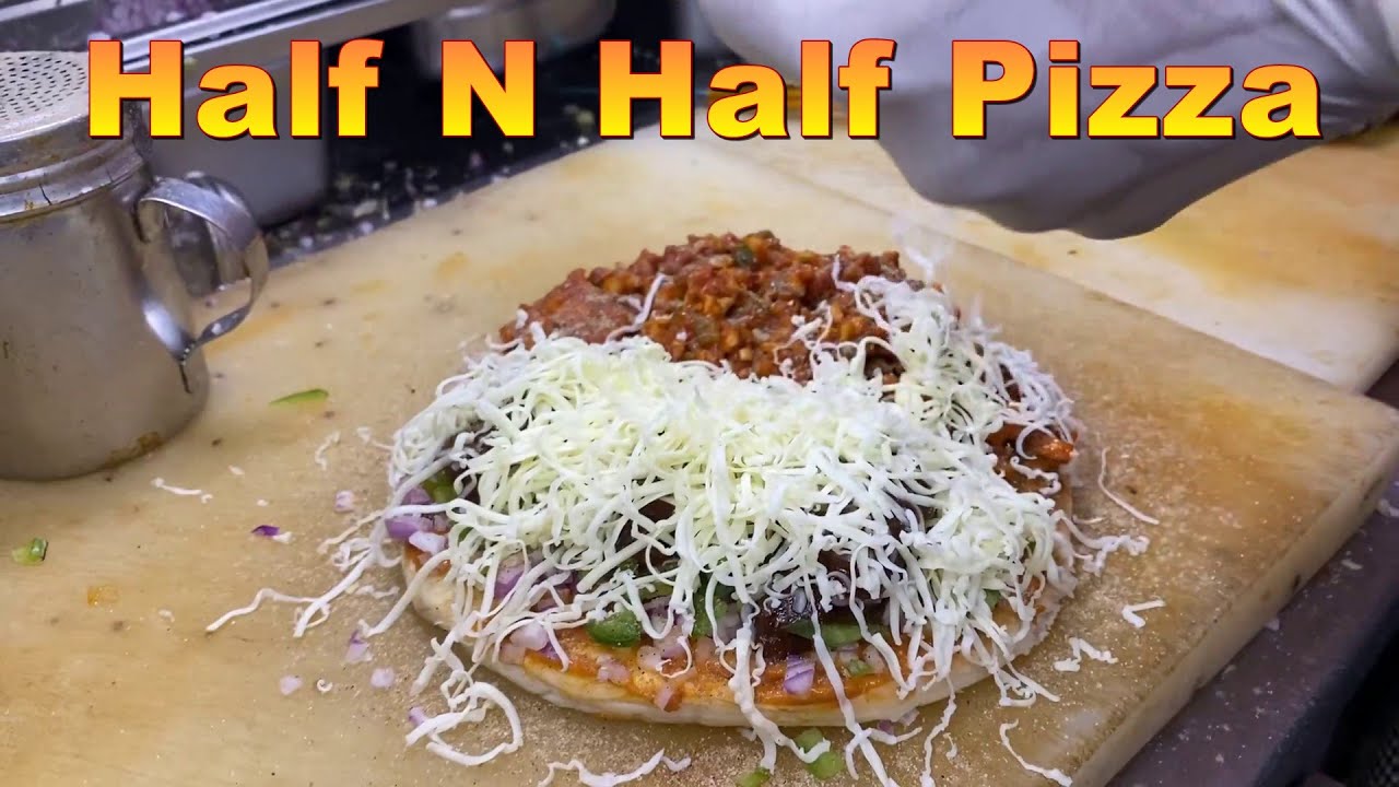 Tasty Half N Half Pizza | Price  @ 160 rs | Mumbai Street Food | Indian Food Loves You