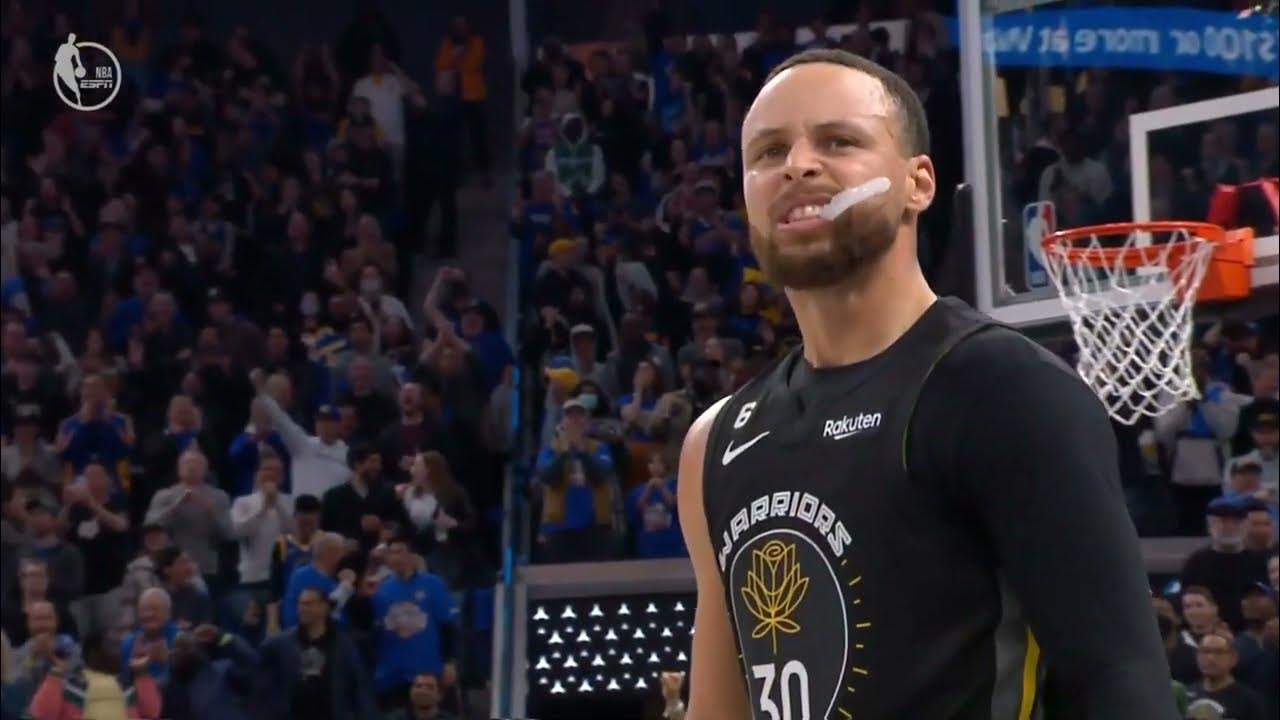 Stephen Curry hits clutch 3 then blocks Jrue Holiday to force OT vs Bucks 