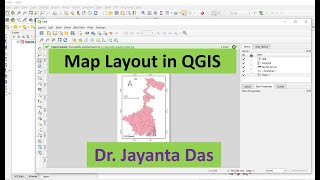 Tata letak peta di QGIS untuk pemula II Ekspor peta II Membuat peta di QGIS II Tata Letak Cetak