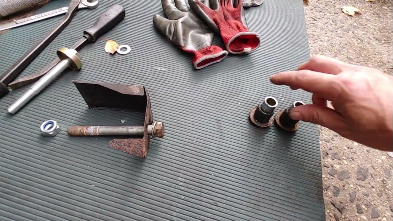 Mercedes w140 S600 idler arm bushings replacement. YouTube