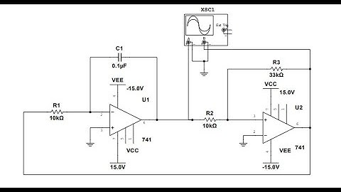 Triangular-Square Generator using op-amp.