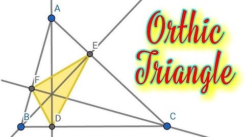Orthic Triangle