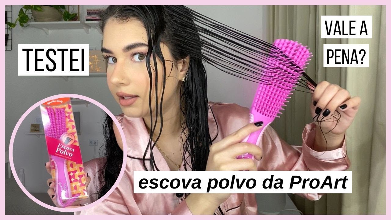 testei ESCOVA POLVO da ProArt WONDER CURLY | Ana Moraes
