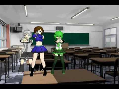 MMD -hare hare yukai- kibi aki and nonki