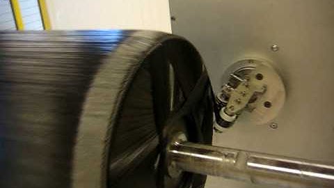 Filament Winding by using a Kuka 8 axes robot from MF Tech