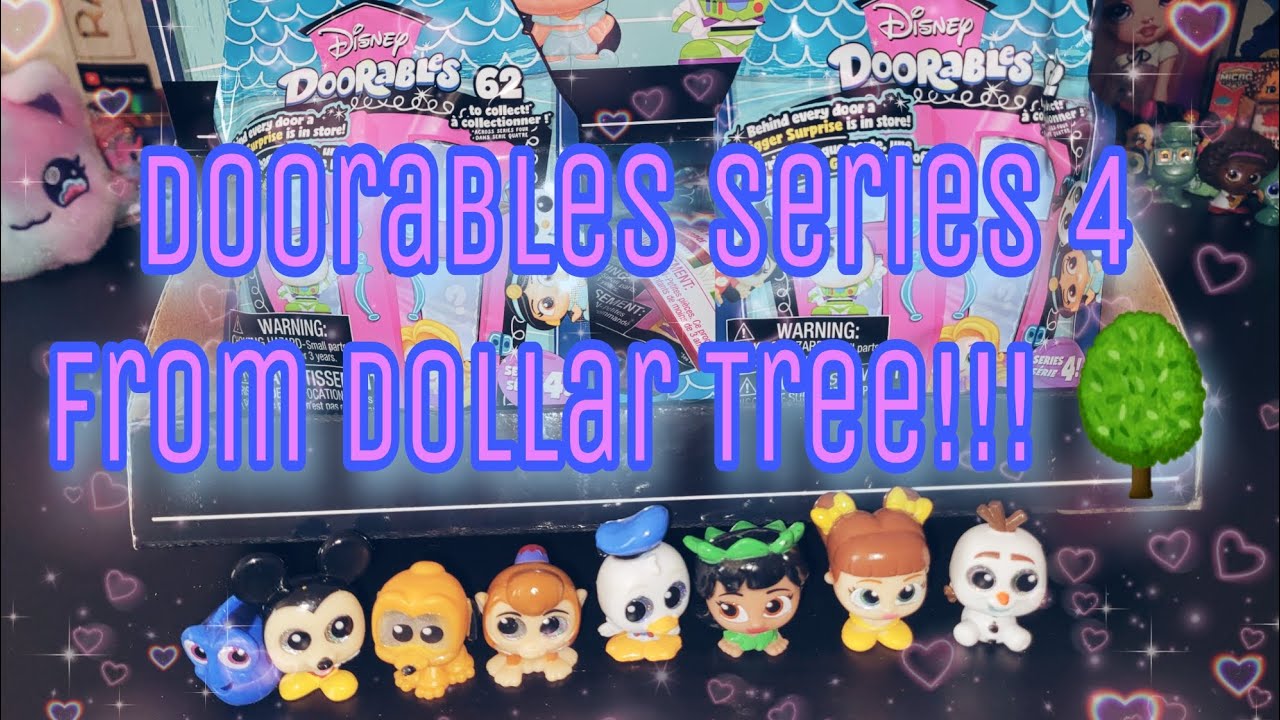 Disney Doorables Series 4 Blind Bag FULL CASE from Dollar Tree Unboxing  Review 