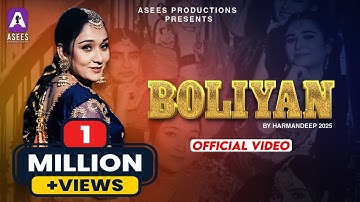 BOLIYAN (Official Video) | Harmandeep 2025 | Latest Punjabi Song 2025 | New Punjabi Song 2025