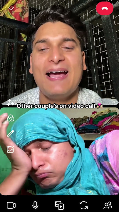Other couple vs my girlfriend on video call gone wrong 😭 | most viral comedy 😂 #ytshorts #shorts