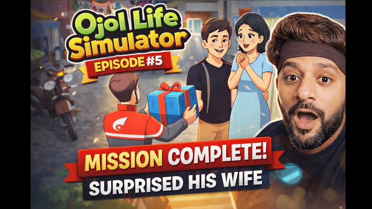 Ojol Life Simulator EP 5 😱 Bambang Ne Wife Ko Diya Surprise | Mission Complete!