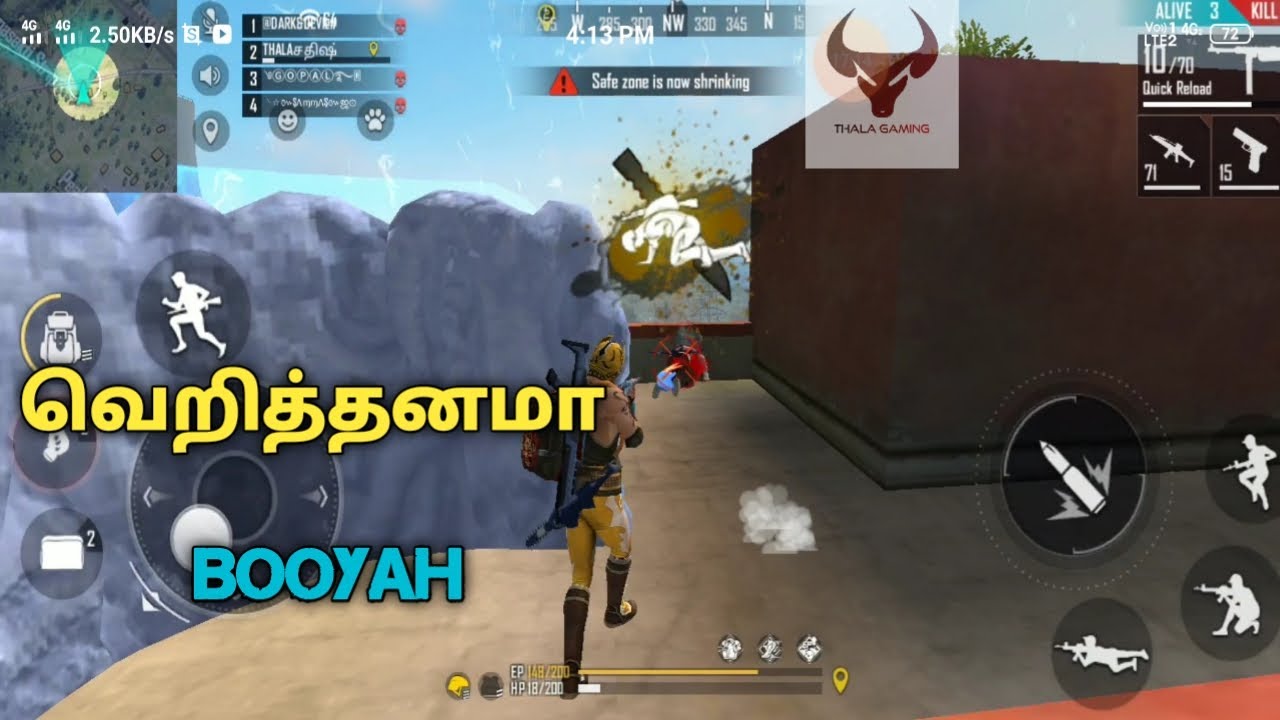 Free Fire BOOYAH || Tamil || THALA GAMING - YouTube