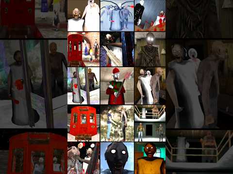 Caught Moments + <strong>Death</strong> Ending | 15 Granny <strong>Fan</strong> Games, Funny Moments | Part 2 #Shorts