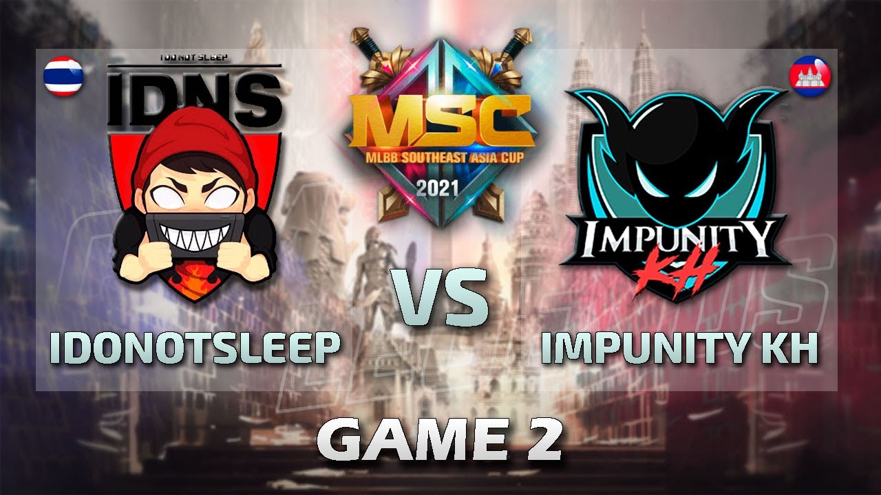 IDNS vs IMPUNITY [GAME 2] [English] MSC Group Stage Day 3 | MLBB Southeast Asia Cup 2021