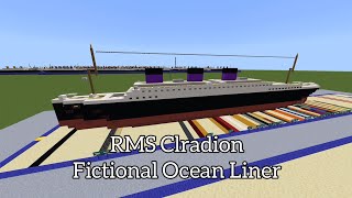 RMS Clradion | Minecraft Tutorial | 1:5 Scale Fictional Ocean Liner