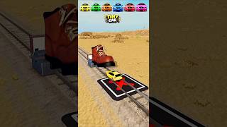 Cars vs Giant shoes ❓#shorts #beamngdrive #youtubeshorts