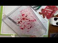 November? Creating A Card Background with Marbles & re inkers