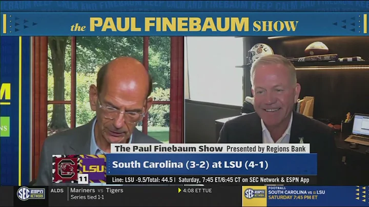 LSU Football Head Coach Brian Kelly on The Paul Finebaum Show (Oct. 6, 2025)